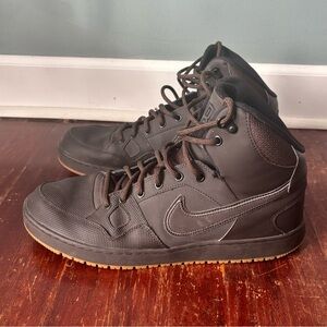 Nike Men's Brown High-Top Sneakers - Son of Force